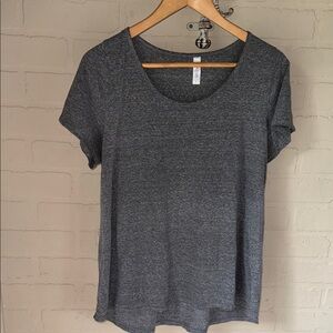 Luluaroe shirt large short sleeve Gray Women's Top